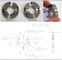 Deep Processing 99.95% Molybdenum Machined Parts Customized Mo Parts